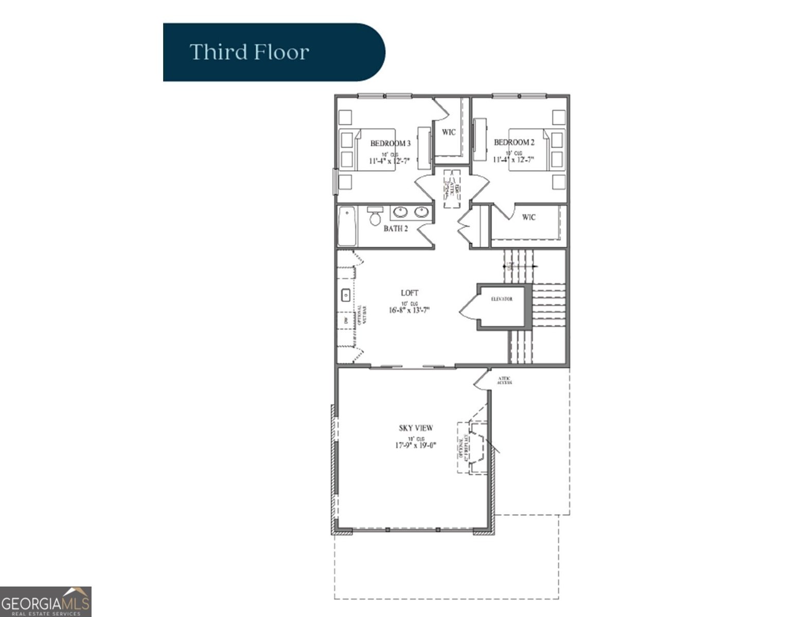 UNIT P72 Aster Skyview Greensboro - 12