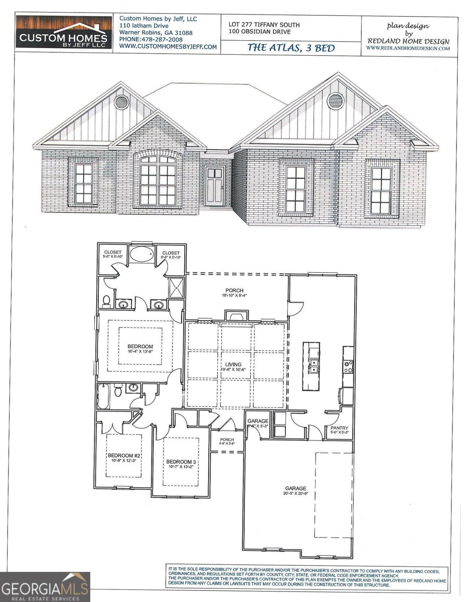 100 Obsidian Drive Perry - 1