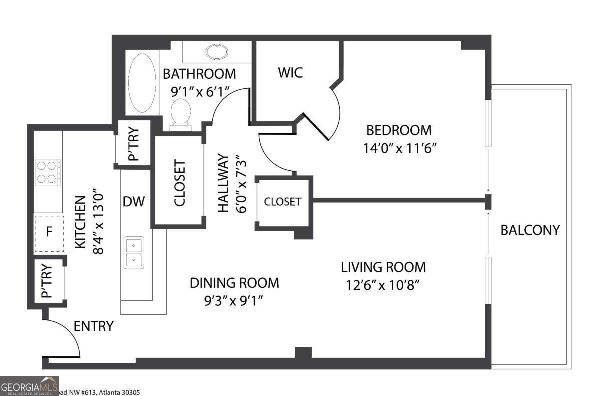 3040 Peachtree Road Atlanta - 1