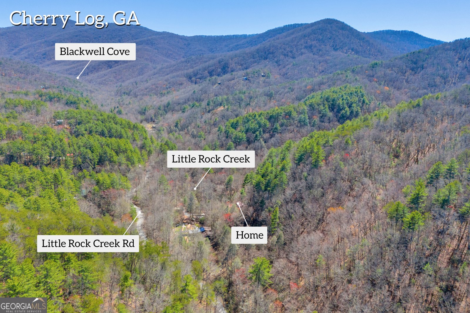 740 Little Rock Creek Road Cherry Log - 90