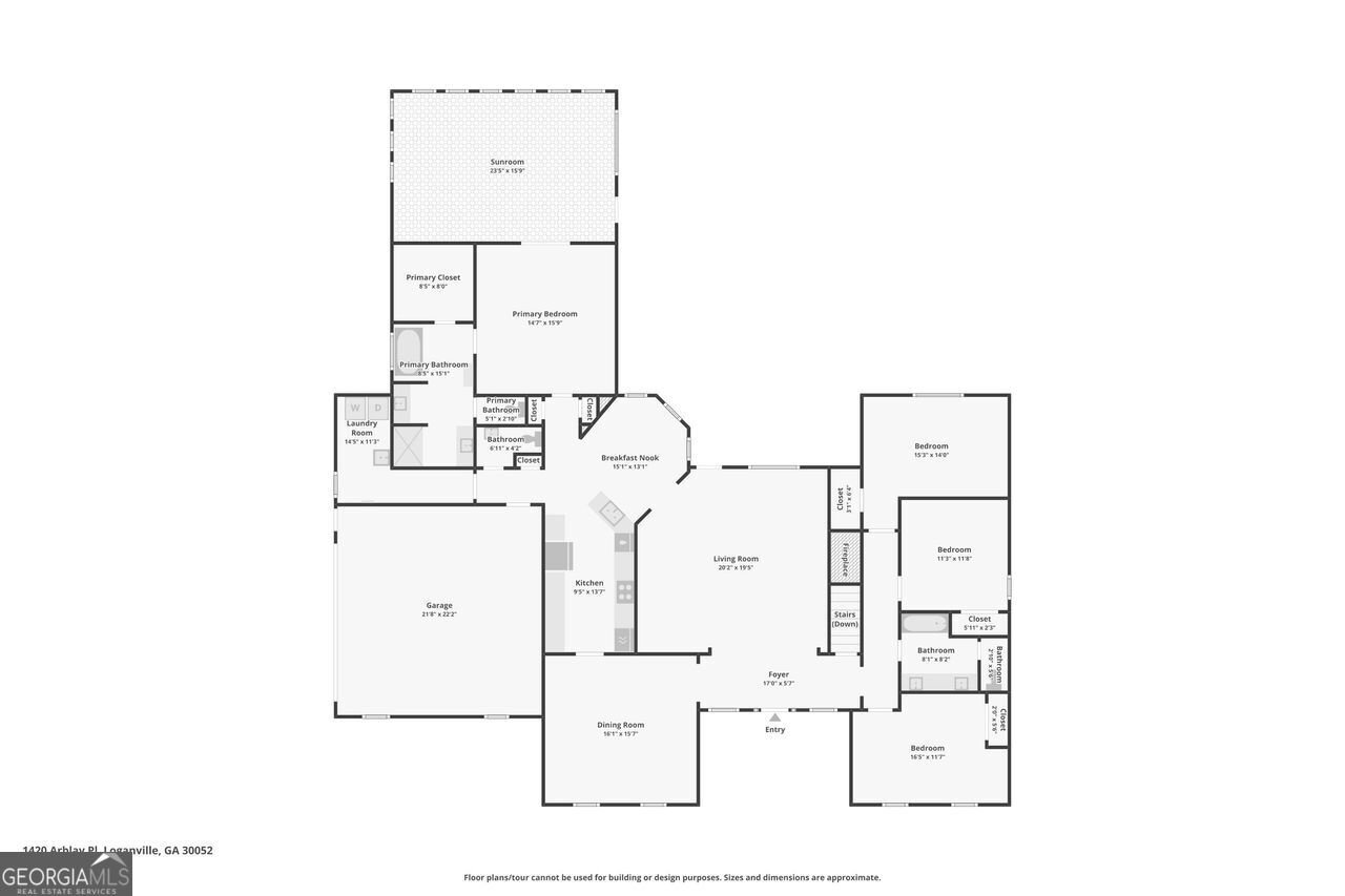 1420 ARBLAY Place Loganville - 40