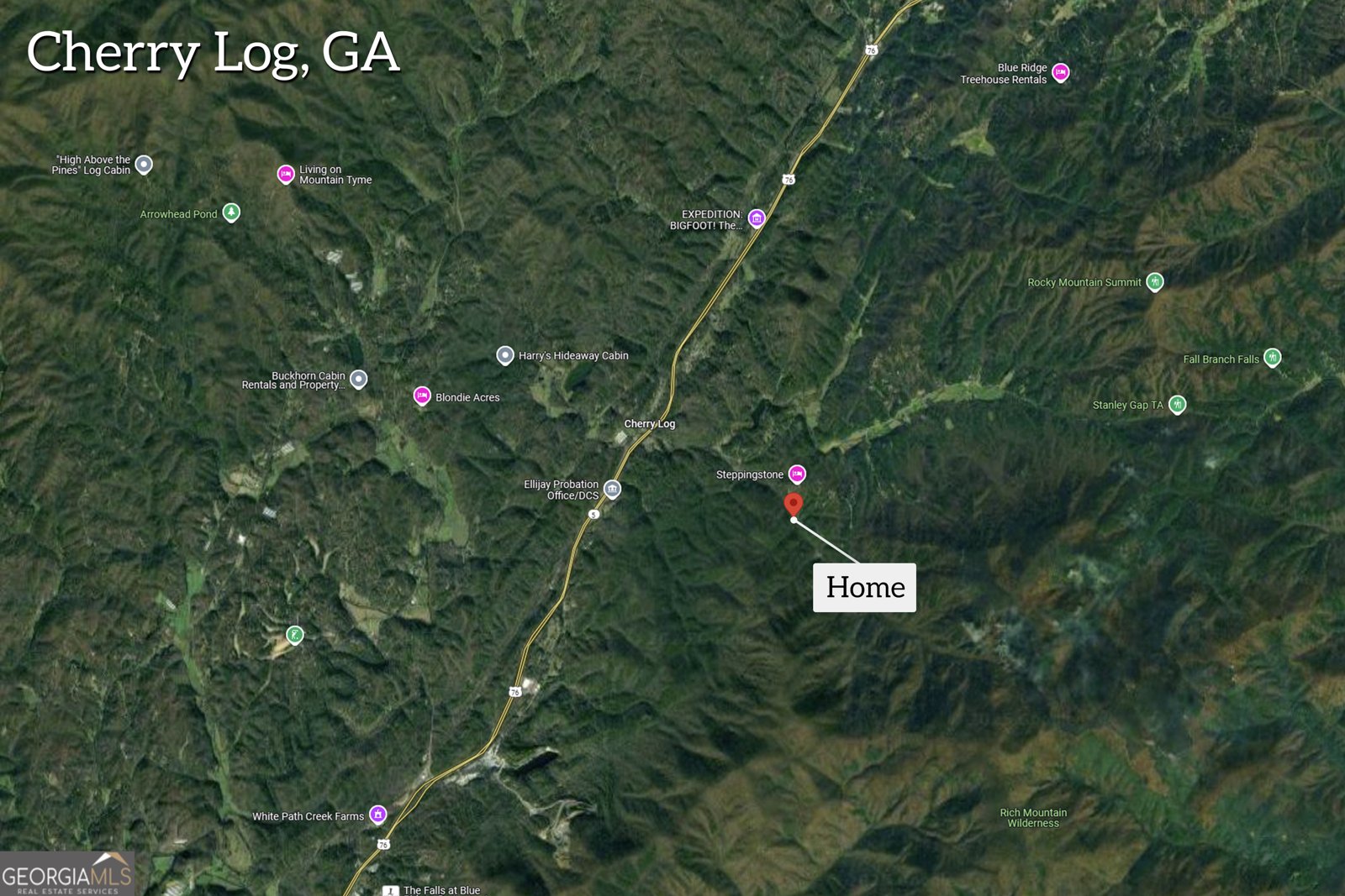 740 Little Rock Creek Road Cherry Log - 72