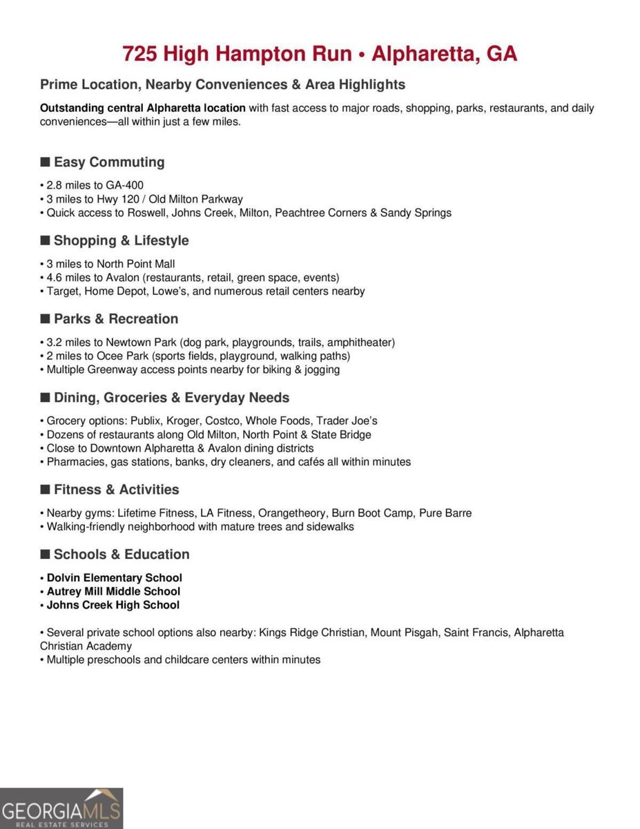725 High Hampton Run Alpharetta - 38