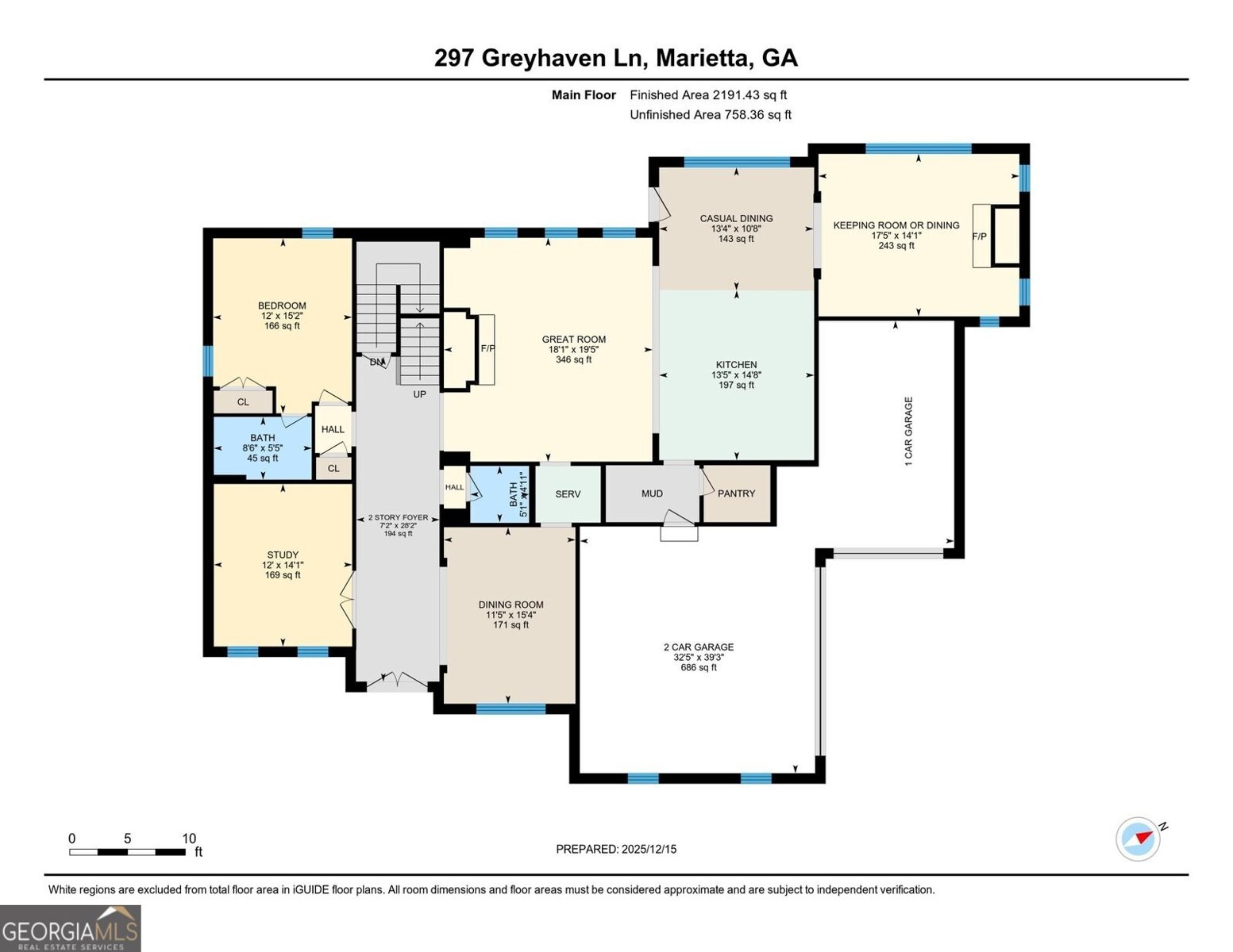 297 GREYHAVEN LN Marietta - 86