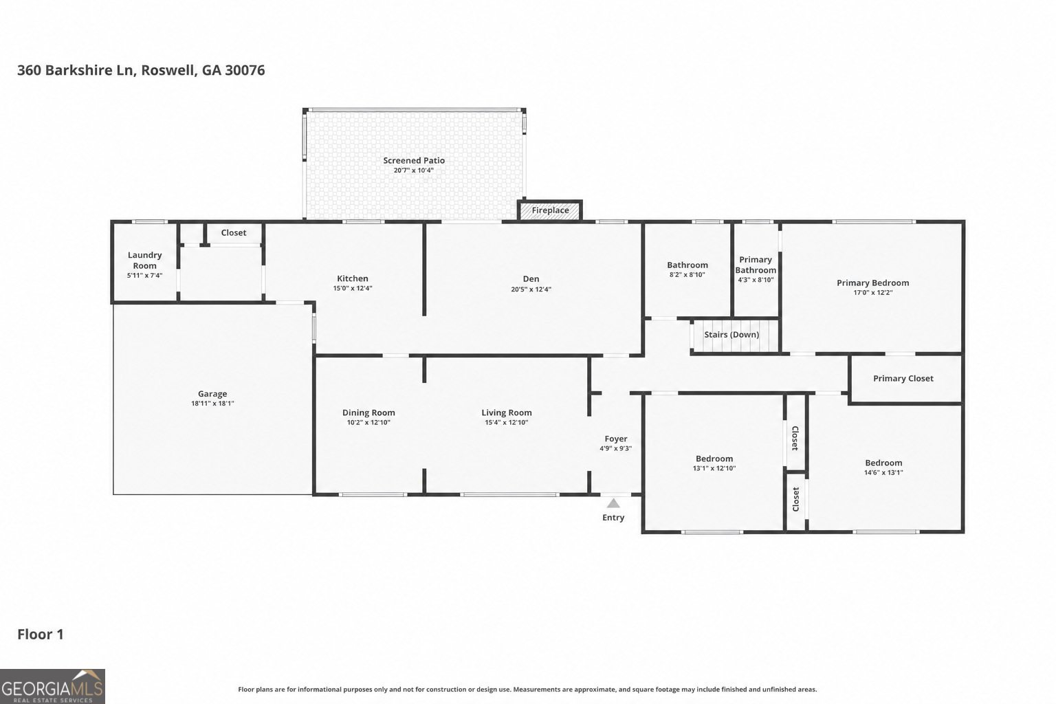 360 Barkshire Lane Roswell - Photo 35
